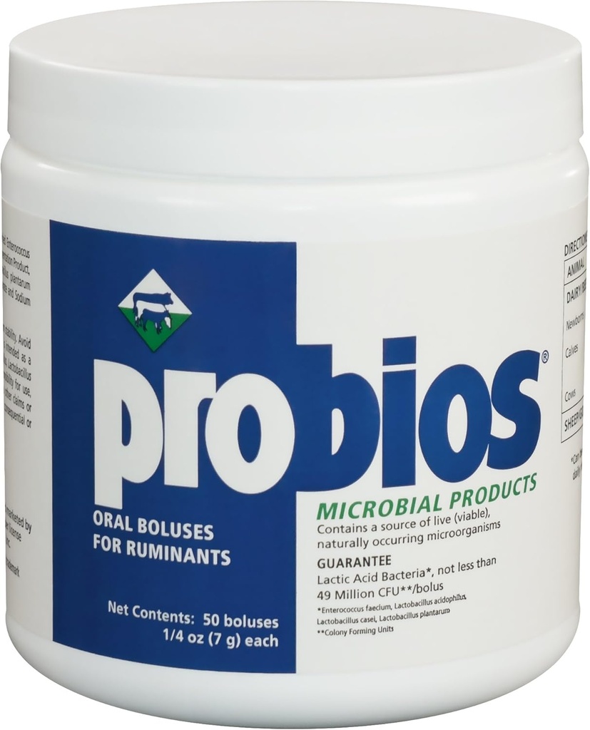 Probios 구두 Boluses 용 Ruminants, 1/4-Ounce
