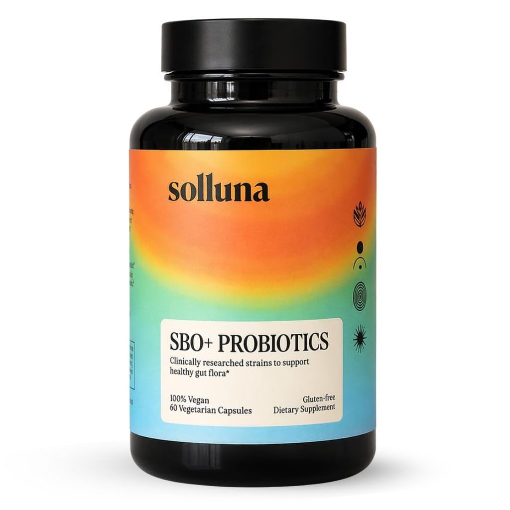 좋은 SBO 프로바이오틱스 - Soil 기반 Organism (SBO), Prebiotics, Postbiotics, Humic Acid, Shilajit, Chaga & Turkey Tail Mushroom for Digestion - Kimberly Snyder (60CT) Vegan & Non-GMO