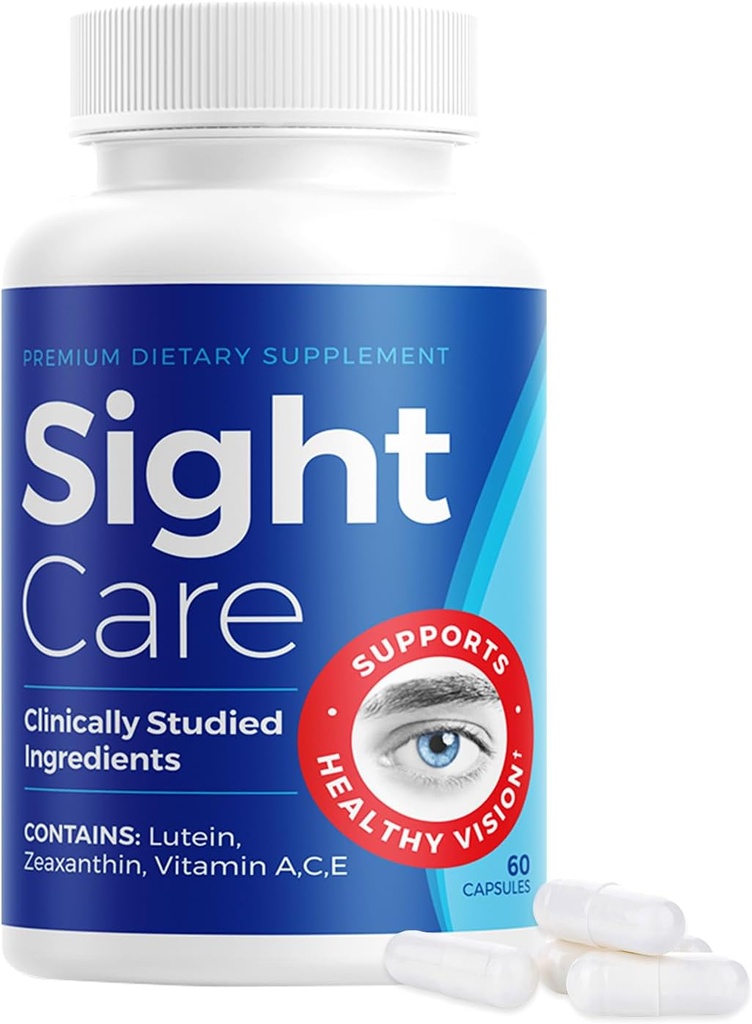 SightCare - Vision Support 보충교재 - 눈 건강, Clarity & Focus를 위한 자연적인 공식 - 진보된 눈 지원, 60의 캡슐 - 매일 2개의 알약