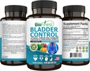 BioFinest Bladder Control Supplement for Men & Women - 120 Veg. 캡슐 - Saw Palmetto, Cranberry, 호박 씨앗, 비타민 E, Boswellia, Dandelion Root - Urinary Tract Bladder Health - 미국에서 만든
