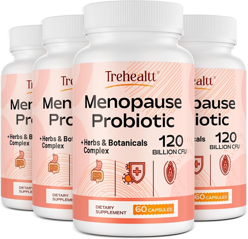 여성, 120 억 CFU Probiotic, 13-in-1 허브 & 식물 단지, 호르몬 Menopause, 핫 플래시, 나이트 스웨터, 무드 스윙, 수면 장애, Vegan, 240 캡슐에 대한 폐 보충제