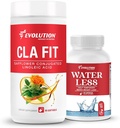 진화 진보 된 스포츠 영양 CLA 적합 – Safflower Conjugated Linoleic 산 보충교재, 지원 Lean 근육 질량, 촉진 에너지 (90 Softgels) + 물 덜 – 감소 물 보유 (60 캡슐)