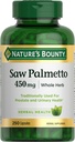 Nature's Bounty는 전립선과 우린 건강, 초본 건강 보충교재, 450mg, 250의 캡슐을 위한 Palmetto 지원을 보았습니다