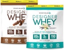디자이너 웰빙, 디자이너 Whey 2lb 프랑스 바닐라와 2lb 미식가 초콜릿 번들