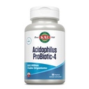 KAL Acidophilus ProBiotic-4, 500 백만 CFUs, 4 Probiotic Strains, 여성 및 남성을위한 Probiotics, 동결 건조, L. acidophilus, L. bulgaricus, S. thermophilus, B. bifidum, 100 서빙, 100 VegCaps