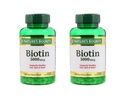 2개의 성격의 Bounty® Biotin 5000 mcg, 150 Softgels의 세트
