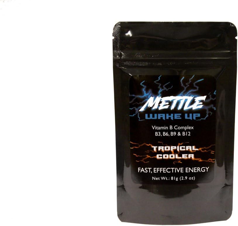 에너지 음료 분말 - 25 인분 | 슈가프리 | 200mg 카페인 - Mettle Energy Drink Mix (Tropical Cooler)