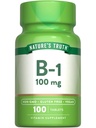 자연의 진실 비타민 B1 100mg (Thiamine) | 100 개 | Vegan, Non-GMO & 글루텐 무료 보충