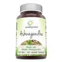 놀라운 인도 Ashwagandha 보충 | 500 Mg Per 서빙 | 120 Veggie 캡슐 | Non-GMO | 글루텐 프리 | 미국에서 제작 | 채식에 이상