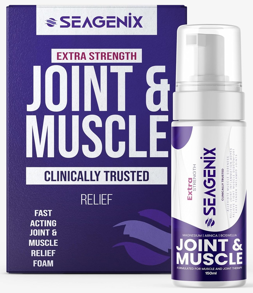 여분의 힘 근육 + 합동 거품 - 마그네슘 | Boswellia | Arnica | 공식 - 합동과 근육 기복 – Ease Inflamed 합동과 근육 - 모든 자연적인 합동 + 근육 기복
