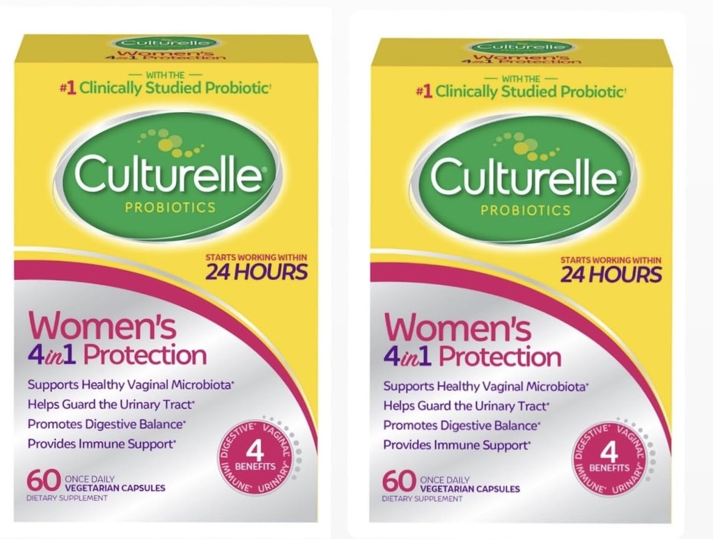 Women’s Healthy balance Daily Probiotics for Women - Digestive, 질 및 면역 건강, Occasional Diarrhea, 가스 및 Bloating 지원 - Non-GMO 60ct (2 - 포장) (2)