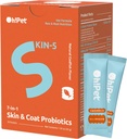 오! Pet® Skin & Coat Probiotics – 오메가 3 및 계란 멤브레인 (30 패킷)가있는 개 및 고양이를위한 7B CFU 분말