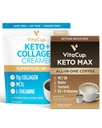 VitaCup Keto 최대 커피 포드 18ct & Keto 크림 10oz