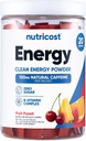 Nutricost Energy Complex Stickpack (20 서빙) 과일 펀치 맛 - 글루텐 프리 + 비 GMO