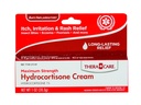 Thera Care Hydrocortisone Cream | 최대 강도 OTC | 이차 자극 및 리쉬 릴리프 | 1 oz