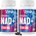 Liposomal NAD+ 보충교재 1200mg 높은 흡수, 세포 에너지 & Mitochondrial 지원, Longevity & Vitality, 노화 방지 공식, 120 Softgels를 위한 NAD 플러스