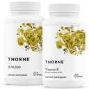THORNE - 뼈 건강 번들 - 비타민 D3 & 비타민 K - 건강한 뼈, 치아 근육, 심장 혈관 및 면역 기능 지원 - 30 ~ 60 서빙