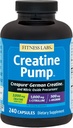 L-Citrulline, L-Arginine 및 Creapure Creatine Monohydrate와 피트니스 랩 크레아틴 펌프 - 240 캡슐
