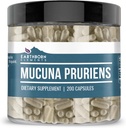 Earthborn 성분 Mucuna Pruriens 추출물, 200의 캡슐, 첨가물 없음 또는 충전물