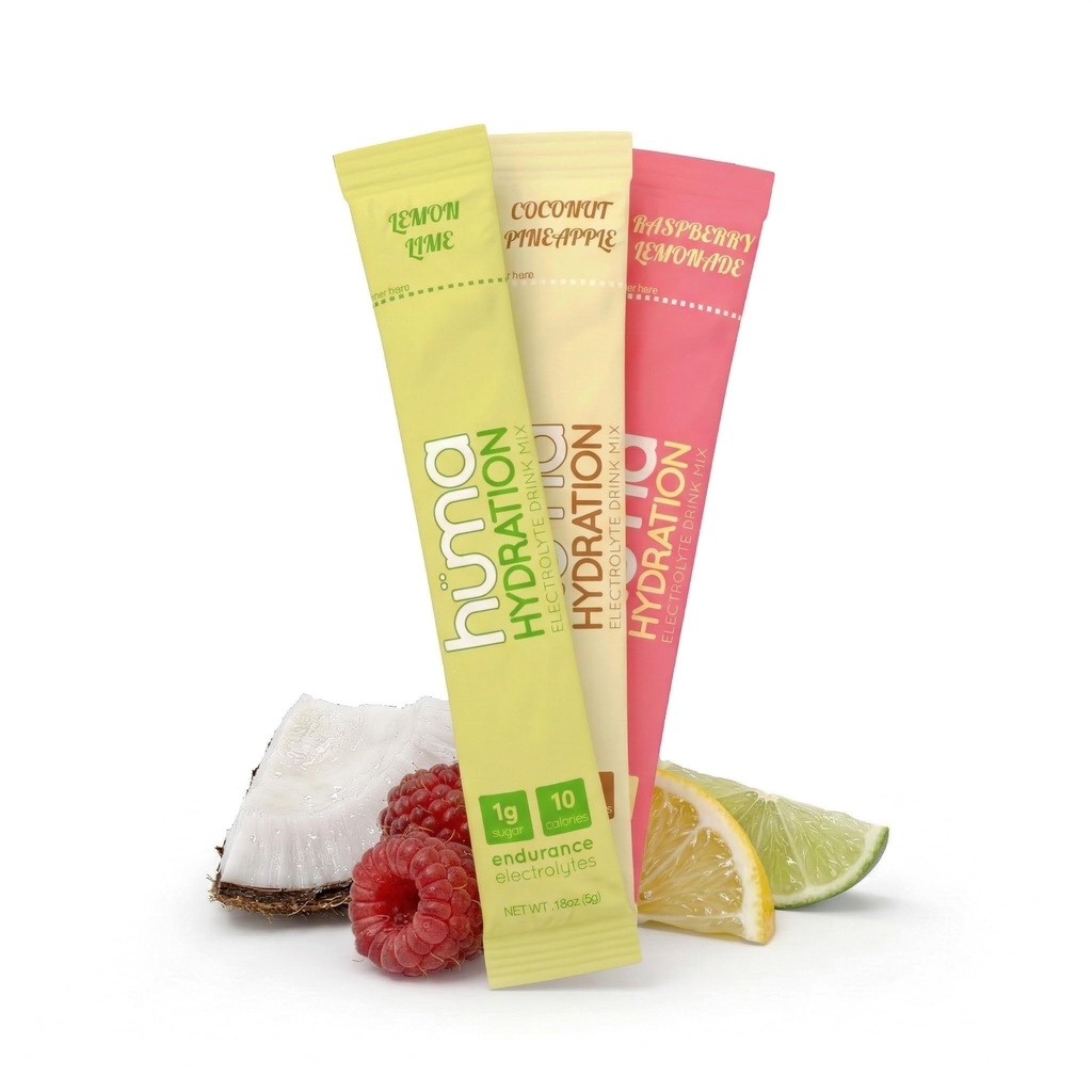 HUMA CHIA Hydration 음료 혼합, 다양성 15의 소포, 3개의 풍미 - 낮은 칼로리, 스포츠 & 운동을 위한 높은 전해질 분말 - 100% 자연적인, 1g 설탕, 10의 칼