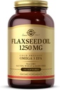 Solgar Flaxseed Oil 1250 mg, 100 Softgels - 유기, 냉압 오메가 3 에센셜 지방산 - 지원 심장, 면역 및 피부 건강 - Non-GMO, 글루텐 무료, 낙농장 무료 - 50 서빙