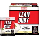 Labrada Lean 몸 MRP 올인원 바닐라 식사 보충 Shake, 40g 단백질, Whey 혼합, 8g 건강한 지방 EFA의 & 섬유, 22 비타민 및 무기물, 인공 색소, 글루텐 없음, (42 패킷)