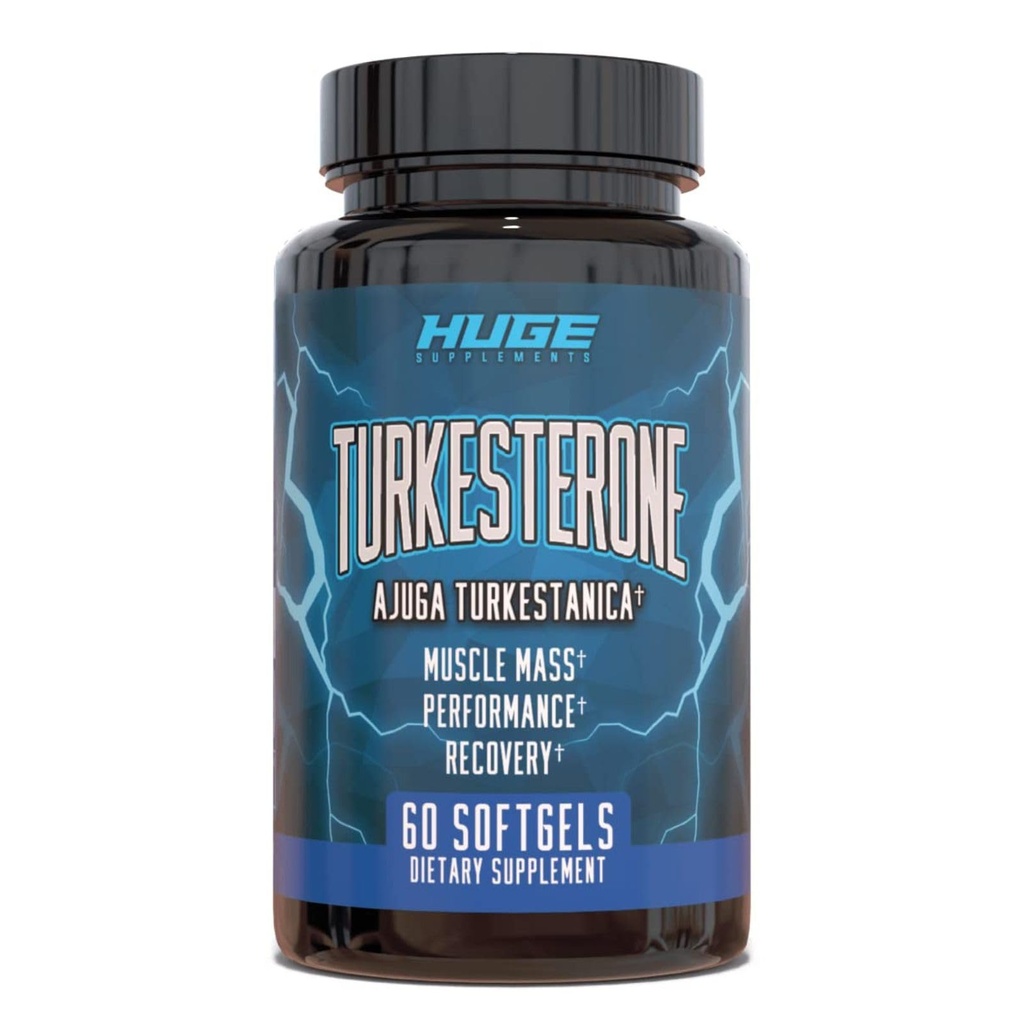 Turkesterone 보충교재 (500mg) Ajuga Turkestanica 추출물은, Lean 근육 질량, 운동 성과, 우리의 Softgel 흡수 기술 (60 Softgels)를 가진 근육 회복을 개량합니다