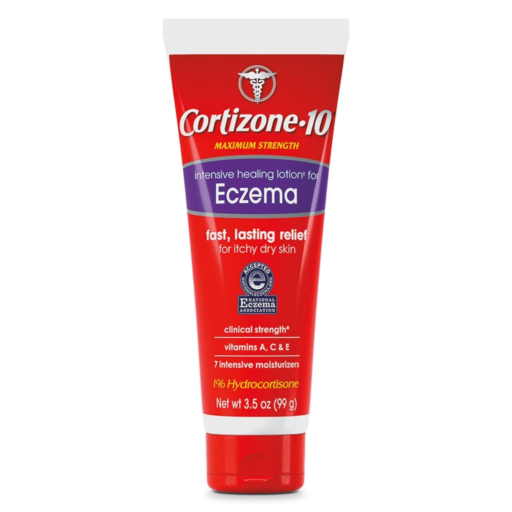 Cortizone 10 Eczema를 위한 최대 힘 집중 치료 로션, 3.5 oz 팩 1