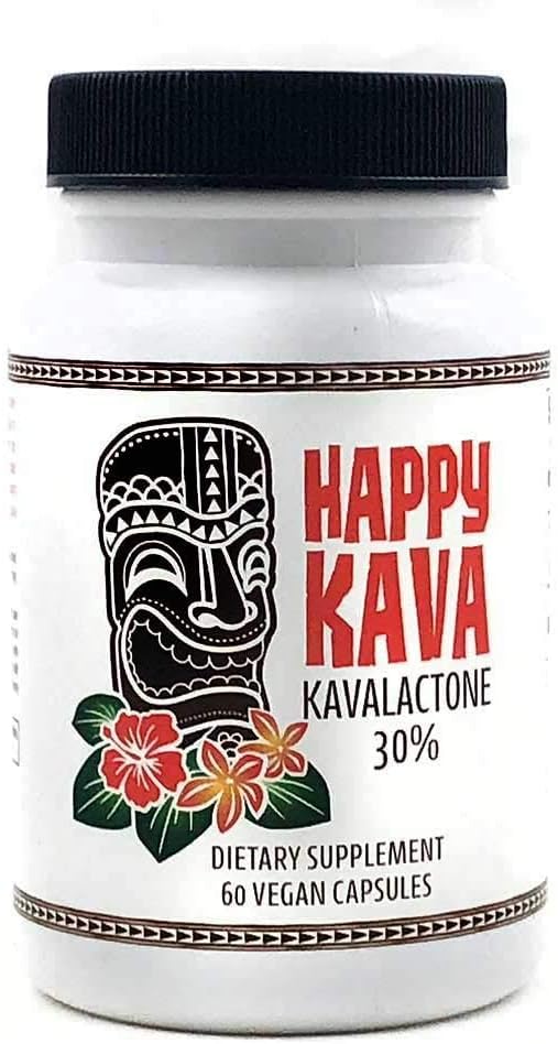 30% Kavalactone 카바 추출물 캡슐 (60의 캡슐)