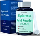 2개 oz Hyaluronic 산 분말, 56.7 그램, 높은 분자량, 100% 순수한, 피부 관리를 위한 우수한 Hyaluronic 산 분말, 채식주의자, 수용성