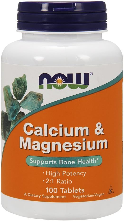 지금 음식 Cal Mag 500/250mg의 100 CT