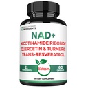 여자를 위한 Satoomi NAD 보충교재 - NAD Nicotinamide Riboside Resveratrol 900mg, Quercetin, Turmeric, Astragalus, Ginseng, 비타민 D3, 비타민 C - 60 조사