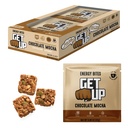 GetUp - Caffeinated Granola Bites - 초콜릿 모카 (10 팩) - 100mg 카페인 에너지 비트 - 낮은 칼로리, 글루텐 - 무료, 0 씨앗 오일 - 사전 운동 휴대용 스낵 - 커피 대체 - 낮은 설탕 에너지