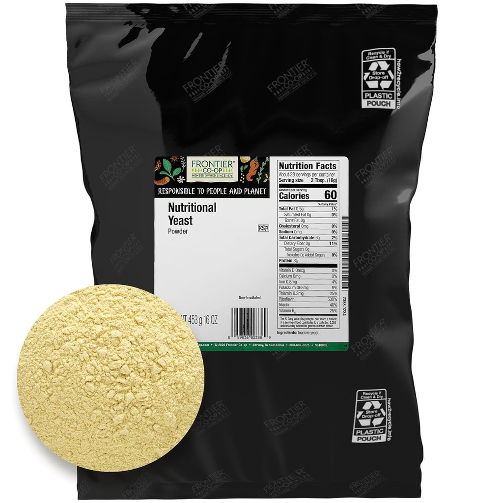 Frontier Co-op 분말 영양 효모 1lb