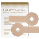 EpiDerm Areopexy 실리콘 스카프 시트 – 재사용 가능, 빨 수 있는 & Customizable Breast 감소 & 포스트 Op Breast Surgery Essentials - Lollipop 모양 직업적인 급료 흉터 패치 – 자연, 1 쌍