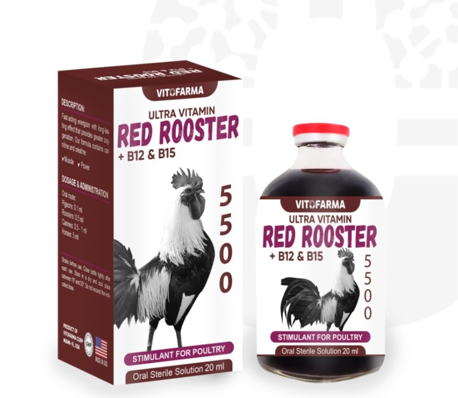 B12 5500 20ml Restorative 근육 질량 회전 촉진을 위한 최선 무게 훈련 지원 승압기 - Suplemento para Gallos b12 20 ml (20 ml)
