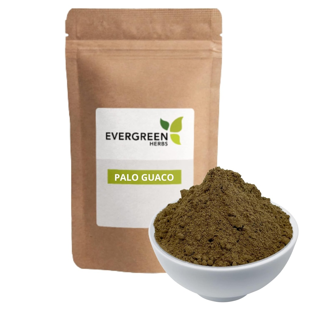 Evergreen Herbs Palo Guaco (Powder 8 oz) - 신선도를 보장하기 위해 파우치를 보관할 수 있습니다!