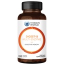 비타민 World Digest-13 Multi-Enzyme, 1010mg Digestive Enzymes Blend with Amylase, Bromelain, Digestion 및 흡수를위한 Papain & Lipase, Bloating & Gas, 120 Caplets