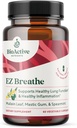 BIOACTIVE NUTRIENTS EZ Breathe - 60 캡슐 - Muellein 잎, Bromelain 및 Spearmint 보충교재 - 전반적인 건강을 지원하십시오