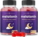 아이 & 성인을 위한 멜라토닌 Gummies | 자연적인 잠 원조 약 자유로운, Vegan 베리 풍미 아이 Melatonin 거미 보충교재 | 2.5mg, 5mg 또는 10mg 복용량 | 자환은 60의 Gummies를 대체합니다 ( 2)