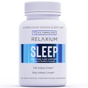 Relaxium Sleep Aid, 14 일 공급, Non-Habit Forming, Dietary Supplement for Better Sleep, Drug-Free, Magnesium, Melatonin, GABA, Chamomile, Made in USA (28 Vegan 캡슐)