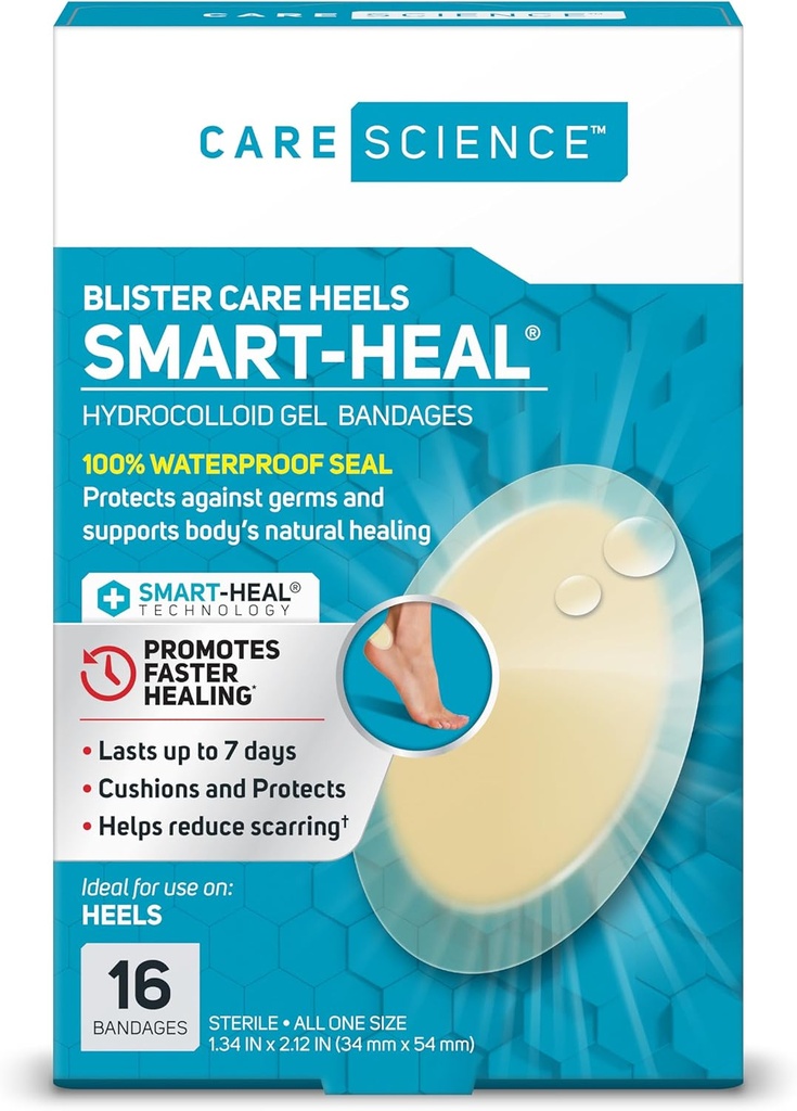 케어 과학 스마트 치유 Hydrocolloid 젤 붕대, 1.3 에서 x 2.1 에, 16 조사