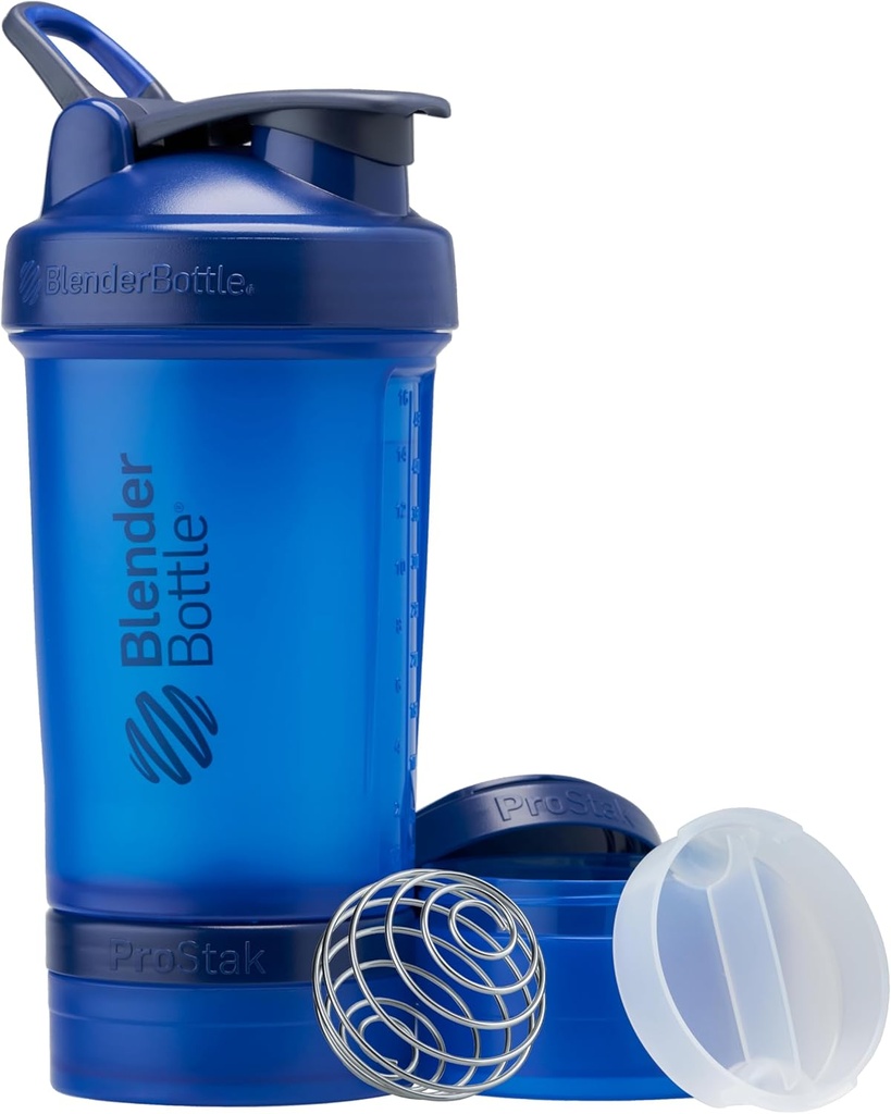 단백질 분말, 고전적인 V2 ProStak 체계, 22-Ounce, 파란을 위한 알약 조직 그리고 저장을 가진 BlenderBottle 셰이커 병