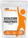 BulkSupplements.com Dicalcium 인산염 분말 - 칼슘 보충, DCP 보충 - Unflavored & 글루텐 무료, 서빙 당 2g, 1kg (2.2 파운드) (1의 포장)