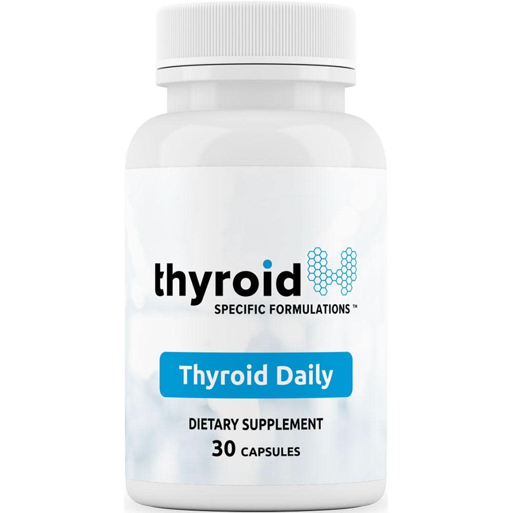 Thyroid Daily - Optimal Thyroid Health를 위해 설계된 최초의 Nutrient Complete Multi. Thyroid Daily는 Iodine 무료 w / 19 Thyroid Daily Essential Nutrients입니다.