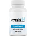 Thyroid Daily - Optimal Thyroid Health를 위해 설계된 최초의 Nutrient Complete Multi. Thyroid Daily는 Iodine 무료 w / 19 Thyroid Daily Essential Nutrients입니다.