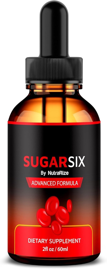 NutraRize SugarSix Drop, 공식 설탕 6 액체 공식, 안정적이고 건강한 수준을위한 모든 자연 지원, 우수한 Dropper는 Good Circulation, Sugar Six Review (30 서빙) 유지
