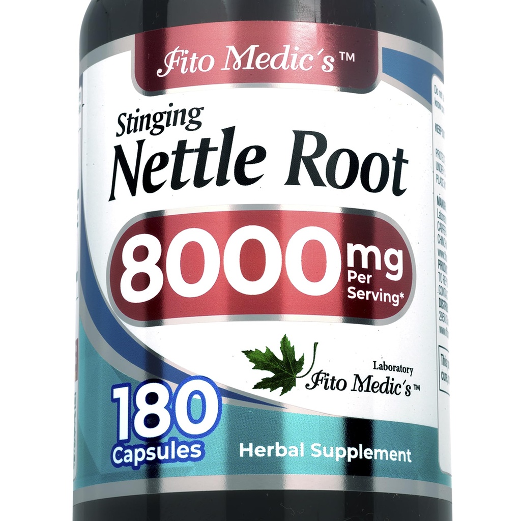 FITO MEDIC'S Lab - 스팅 쐐기풀 뿌리, 180 캡슐 - 스팅 쐐기풀 추출물, ortiga.