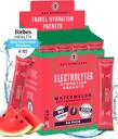 KEY NUTRIENTS Electrolytes 파우더 패킷 - 수박 40 팩 히드라 션 패킷 - 여행 히드라 션 파우더 - 설탕 없음, 칼로리 없음, 글루텐 무료 - Made in USA