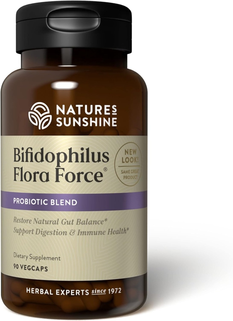 자연의 선샤인 Bifidophilus Flora Force 90 캡슐
